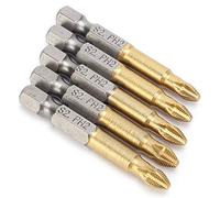 10 * 7 * 1 Drill Driver Bits Driver Bit Set 5pcs PH2 Cross Head S Driver Bits Set Anti Skid Hex Shank 50mm