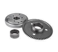 10.7 x 2.2cm/4.2 x 0.9in Starter Drive Clutch, 60 Tooth Gear 20 Sprags Heavy Duty Starter Clutch Drive Assembly for Scooter Moped GY6 125CC 150CC 152QMI 157QMJ ATV