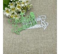 10.7x8cm My First Holy Frames Metal Cutting Dies Mold Label Tag Scrapbook Paper Card Making Craft,Die Cuts Stencils Template