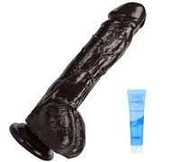 10.82'' Meaty Big Anal Dildo with Strong Suction Cup, Dual Density Soft Liquid Silicone Dildos for G-Spot & Prostate Stimulation, Adult Sex Toys for Men & Women Govosaa