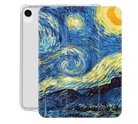 10.9 Inch Case For iPad 10Th Generation 2022 With Pencil Holder, Tri-Fold Stand Lightweight Protective Case,Van Gogh Starry Night Art Painting Printed Smart Cover With Auto Sleep Wake