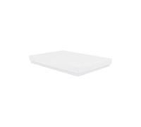 10 A6 Eco-friendly Luxury Rigid Presentation Gift Boxes, 170 x 121 x 20mm, White | Shallow Gift Box Suitable For Clothes, Books, Stationery & More | 2-Piece Design, Recyclable, Kraft Paper