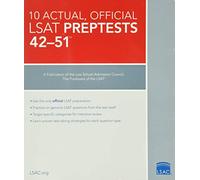 10 Actual, Official LSAT Preptests 42-51