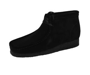 (10 (Adults')) Clarks Originals Wallabee Men's Black Suede Boots