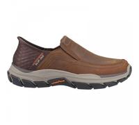 (10 (Adults')) Slip-ins RF: Respected Elgin | Dark Brown | Extra Wide | Men's Moc-Toe Style Casual Shoes