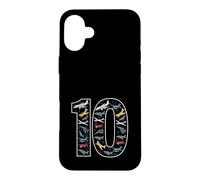 10 Airplanes 10th Birthday Case for iPhone 16 Plus