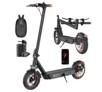 10" All Terrain Electric Scooter for Adults, 50km Range 500W Motor Fast Electric Scooters with Turn Signals,Dual Suspension,4 Speed Levels,3 Braking Systems Foldable Aluminum Frame