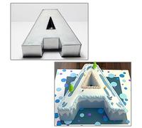 10" Alphabets Birthday Wedding Anniversary Cake TINS (10" x 8" X 3") (A)