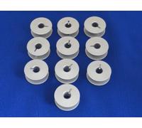10 ALUMINIUM BOBBINS GENERIC PART WILL FIT PFAFF SEWING MACHINES BOBBIN NO 9033A
