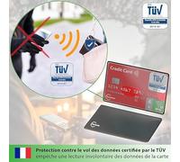 10 Anti-Degaussing Card Sleeves, Single-Sided Transparent Hard Shell, Portable Document Protection Accessories, Suitable for Storing Bus Cards, Id Cards, Bank Cards, Etc.