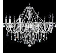 (10 Arms) 8006 Genuine K9 Crystal Chandelier Clear 2, 6, 8, 10, 15, 24, 32 ARMS