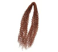 10 Artificial Hair Braids with Double Turn Spirals Heat Immune Substance Quick Installation for Flexible Costume Appearance Set Artificial Braids Hair