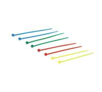 10 Bags, 3x100 Mm, Nylon Self-Locking Cable Ties for Home Workshop and Outdoor Use(Green)