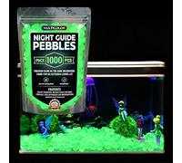 10 Bags Glow in the Dark Garden Stones, 1cm Resin Luminous Pebbles, Colorful Night Guide Decor Rocks for Outdoor Pathway, Fish Tank, Planter & DIY Landscape Ornament green 10 * 1000