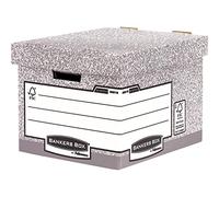 Bankers Box System Archive Boxes Grey 285(H) x 333(W) x 390(D) mm Pack of 10