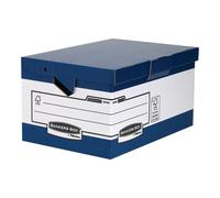 10 Bankers Box System Maxi Archive Office Storage Box Lid Ergo Handles Stackable