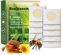 10 Bee Venom Patches - Plant Beauty - Square Shape - For Waist To Improve Skin - Easy Application Belly Button Patch