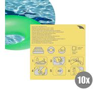 10 Bestway Repair Patch Waterproof Inflatable Pools Splash Pool Air Mattress