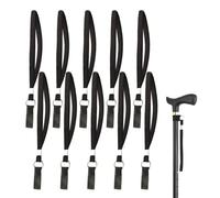 10 Black Cane Hand Ropes, Durable And High Resilience, Fixed Support Hanging Gear, Suitable For The Elderly, Outdoor Adventures.