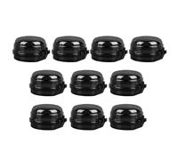 10 Black Gas Stove Switch Protection Cover, Children's Protective Cover, Creative Multi-Function Dust Cover, Knob Switch Accessories.