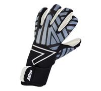 (10, Black/Grey) Mitre Unisex Adult Impel 24 Goalkeeper Gloves