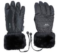 Trespass Womens Ski Gloves Faux Fur Cuff Lightly Padded Yanki
