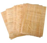 10 Blank Egyptian Papyrus Sheets for Art Projects and Schools 12x16in (30x40cm)