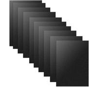 10 Blatt Perspex Black Matt Acrylic Plastic Sheet, 210*297*1mm Foam PVC Boards, Polypropylen Platte, Lightweight Polypropylene Sheet for Sand Table Models, DIY Crafts, Architectural, Modeling, Art