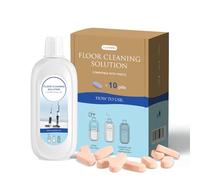 10 Bottles Floor Cleaner 500ml Per Bottle Orange Flavors Floor Cleaning Solution Compatible with Tineco FLOOR ONE S5/S3/IFLOOR3/IFLOOR2/IFLOOR SERIES, Suit All Wet Dry Vacuum Mop (Orange Flavors)