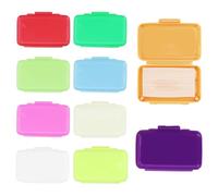 10 Boxes Dental Wax for Braces, Multicolor Orthodontic Wax, 50pcs Brace Wax Orthodontic,Gum Ortho Wax with Fruit Smell,for Brace Wearers Oral Care, Pain Relief, and Gum Protection