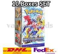 [10 BOXES SET]Pokemon Cards Scarlet&Violet Raging Surf sv3a Booster Box Korean