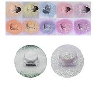 10 Boxes Set UV Color Changing Powder Glitter for Festival Rave Beauty Makeup Face Body Nail Craft Art Decoration UV-10C