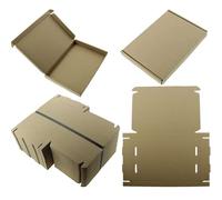 10-Brown C4 A4 SIZE BOX 240x345x22mm RM LARGE LETTER POSTAL CARDBOARD PIP