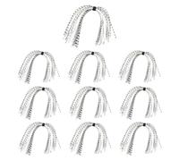 10 Bunches Spinnerbaits Buzzbaits Jig Squid Silicone Skirt Squid Silk Skirt Tying Components Fishing Accessories