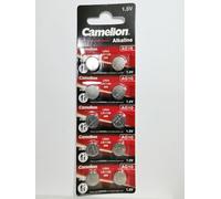 10 Camelion Ag10 / Lr54 / 189/389 / Lr1130 Pack of 10 Alkaline Batteries, Long Life (Expiration Date Markened)