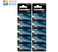 10 Camelion Cr1216 Batteries Lithium 3V Button Cell Cr1216-Bp5 5Pcs Exp 2031 New