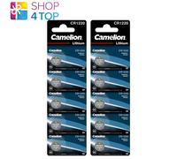 10 Camelion Cr1220 Lithium Batteries 3V Button Cell Dl1220 5Pcs Exp 2032 New