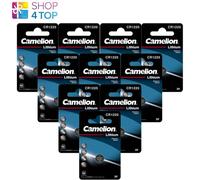 10 Camelion CR1225 Batteries Lithium 3V Coin Cell DL1225 ECR122 1BL EXP 2031 New