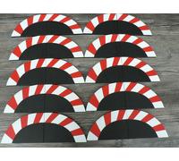 10 Carrera Finish Border for Digital 124/132 Black-White-Red 20598 NEW