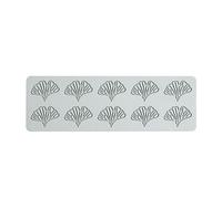 10 Cavity Hollow Leaf Lace Mat Fondant Embosser Baking Decoration Mold Cake Silicone Easy to Use Chocolate Candy Silicone Decorating Tool Lace Modeling Cakes Toppers Tool Party Cake