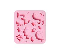 10 Cavity Shaped Marine Animal Shaped Chocolate Moulds - Silicone Candy Mould for Ice Cream, Cake, Gelified Candy, Jelly, Baking