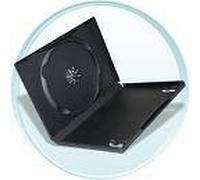 10 CD & DVD SINGLE CASES WITH SLEEVE ULTRASLIM 7MM