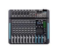 10 Channels 99 Audio Mixer DJ Controller DP-10 Reverb Recording Mixing With Bluetooth Professional Performance Widely Applicable