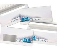 10 Christmas Printed BRIEFUMSCHL & # X160 GE Christmas Baubles in the Snow, DIN LANG, & # x178; Rlaser/Ink/Copy/Hand, Postgeprüft Printed on Both Sides