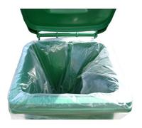 10 Clear Wheelie Bin Liners (10 bags)