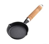 10 cm Cast Iron Skillet Suited for Mini Frying Pan Functions Including Egg Cooking Breakfast Prep and Light Searing (A10CM)