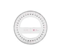 10 CM Full Round Protractor, 360 Degree Plastic Measuring Tools Math Organic Semicircle Circle Protractor Drawing Template Design Tool Ruler