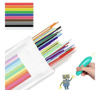 10 Colors 3D Pen Filament Refills for Kids 3D Printing, 300pcs Low-Temperature PCL Filament Pen, Creative Multicolor DIY Craft Supplies, 2.5mm