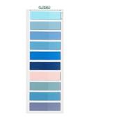 10 Colors, 400Pcs European Vintage Fluorescent PET Transparent Sticky Notes, Mixed for Organization, Recording, Office Use