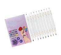 10 colors professional nail markers, fast drying technology and leak-proof function, you can start your nail design in no time. Pen is leak proof design